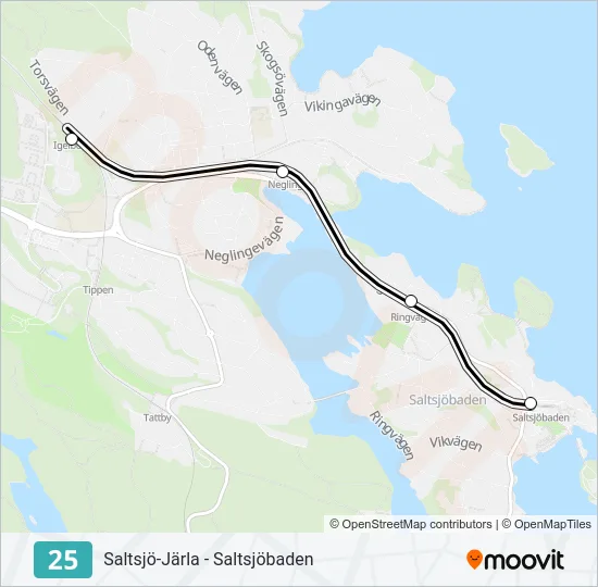 25 Light Rail Line Map