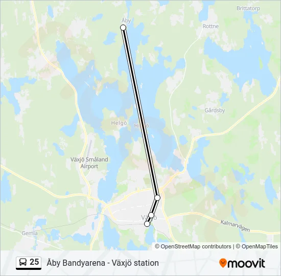 25  Line Map