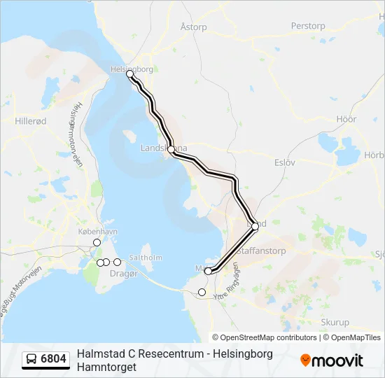 6804 Bus Line Map