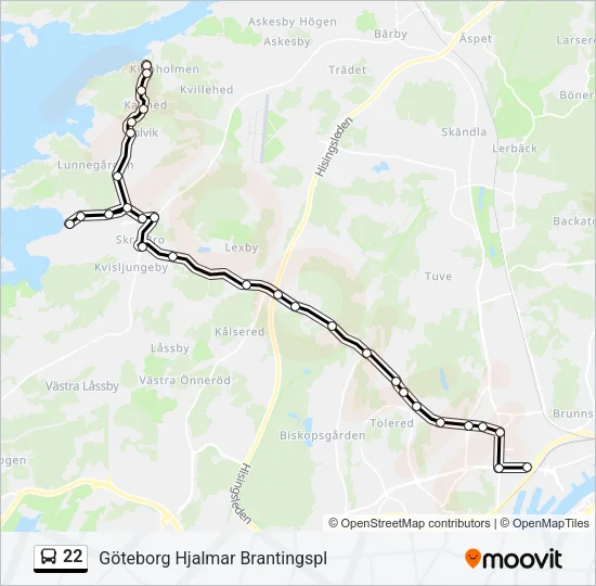 22  Line Map