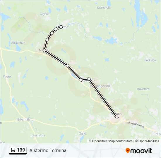 139 Bus Line Map