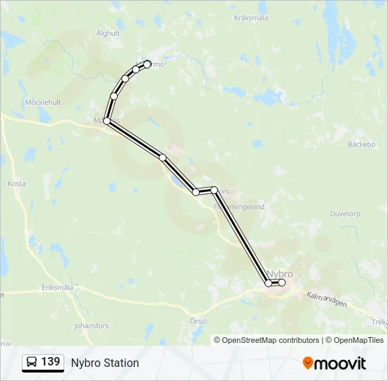 139 Bus Line Map