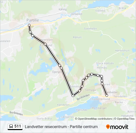 511  Line Map