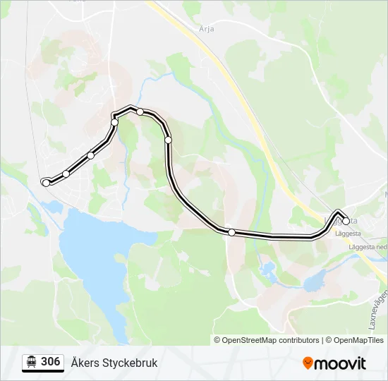 306 Cable Car Line Map