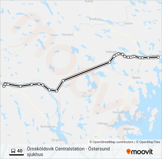 40  Line Map