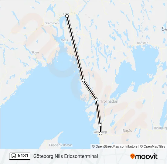 6131 Bus Line Map
