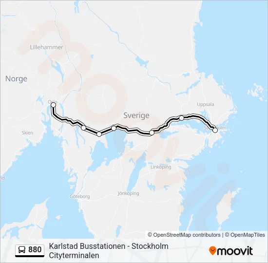 880  Line Map
