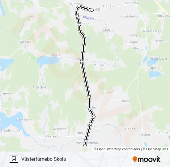4461 Bus Line Map