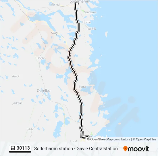 30113 Bus Line Map