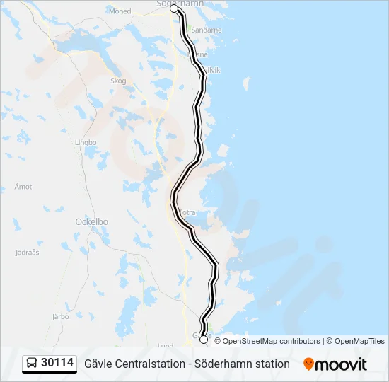 30114 Bus Line Map