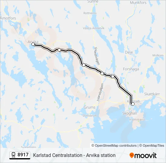 8917  Line Map