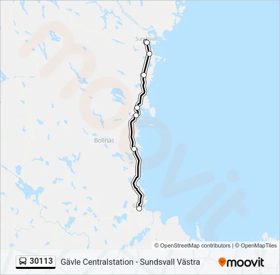 30113  Line Map