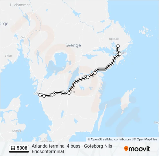 5008  Line Map