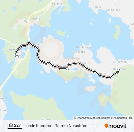 227  Line Map