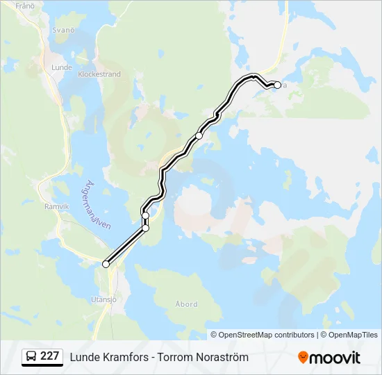227  Line Map
