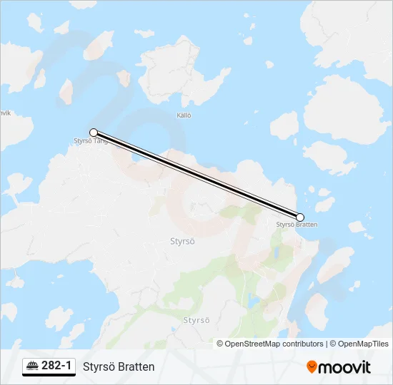282-1 Ferry Line Map