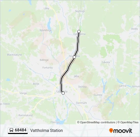 68484 Bus Line Map