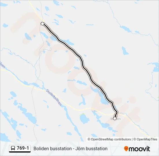 769-1 Bus Line Map