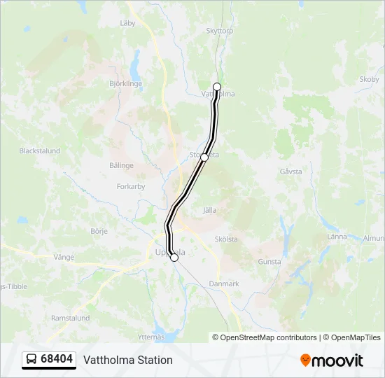 68404 Bus Line Map