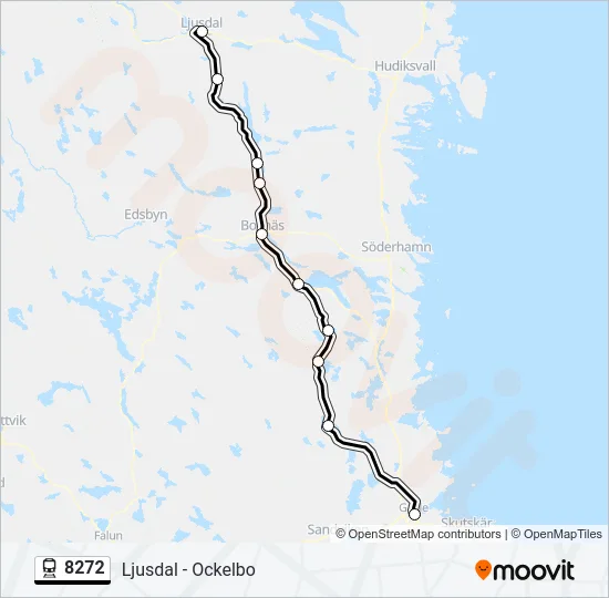8272 Train Line Map