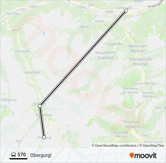 570 Bus Line Map