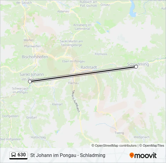630 Bus Line Map