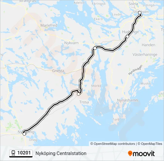 10201 Train Line Map