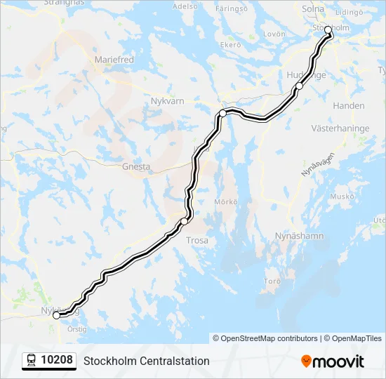 10208 Train Line Map