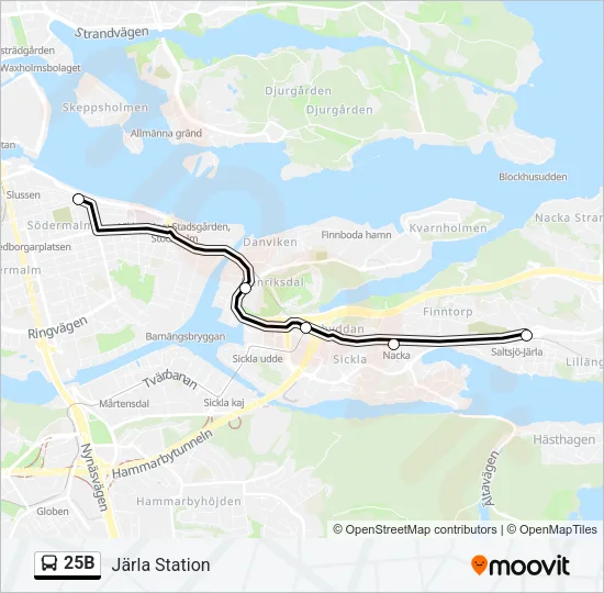 25B  Line Map