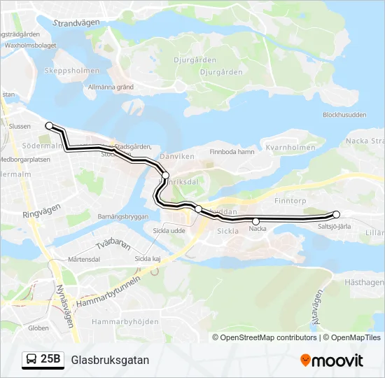 25B  Line Map