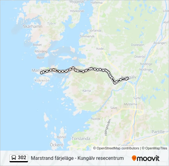 302  Line Map