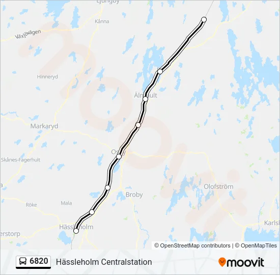 6820  Line Map