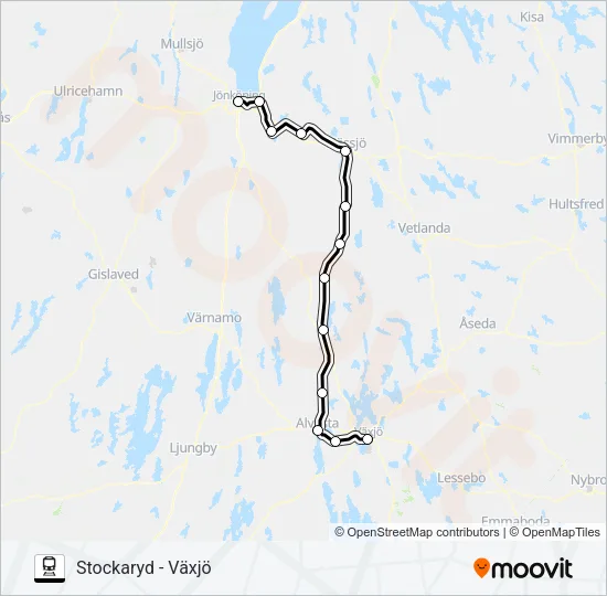 KRÖSATÅG  Line Map