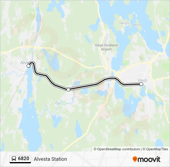 6820 Bus Line Map