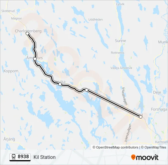 8938 Train Line Map