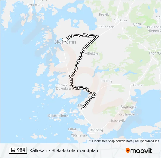 964  Line Map