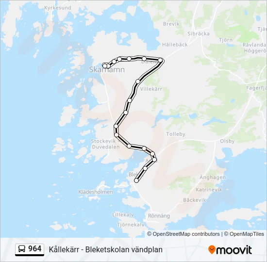 964  Line Map