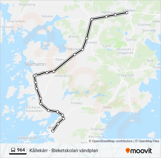 964  Line Map