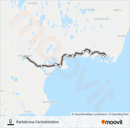 ÖRESUNDSTÅG  Line Map