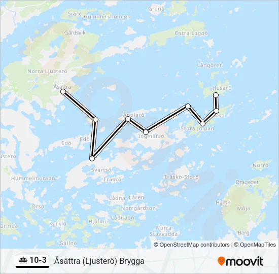10-3 Ferry Line Map