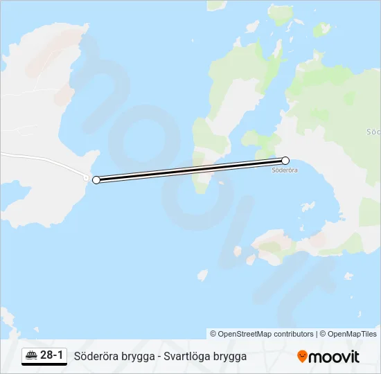 28-1 Ferry Line Map