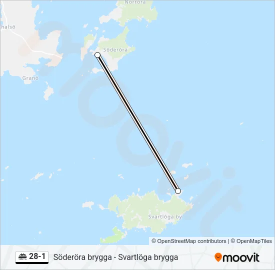 28-1 Ferry Line Map