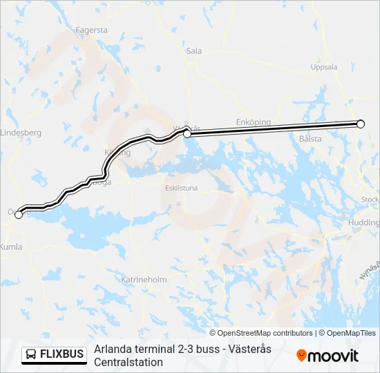 FLIXBUS Bus Line Map