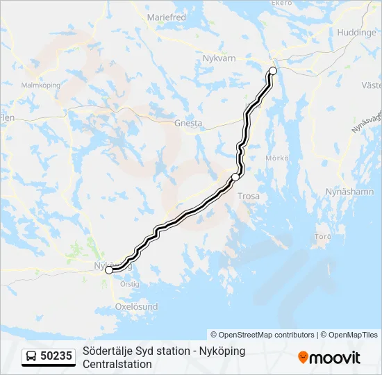 50235 Bus Line Map