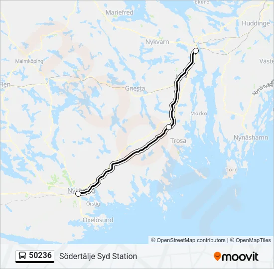50236 Bus Line Map