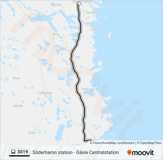 3019 Bus Line Map