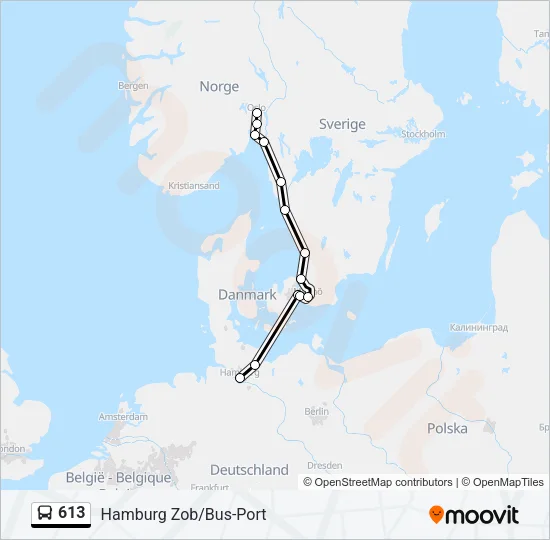 613  Line Map