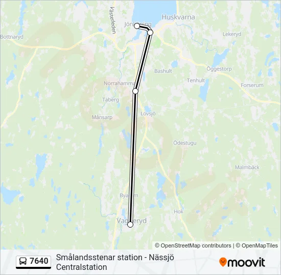 7640  Line Map