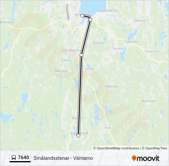 7640  Line Map
