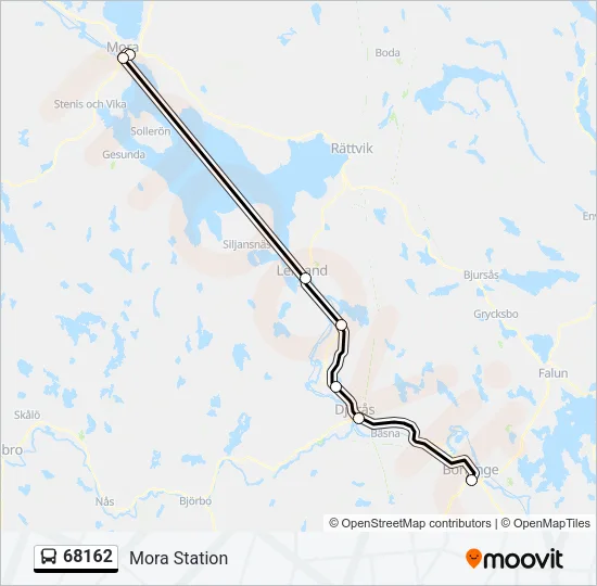 68162 Bus Line Map